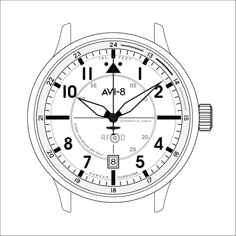 Hawker Hurricane Kent Automatic AV-4094 – AVI-8 Timepieces