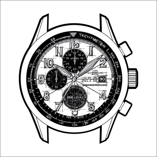 Hawker Hurricane Inkdial Chronograph Limited EditionAV-4123-01