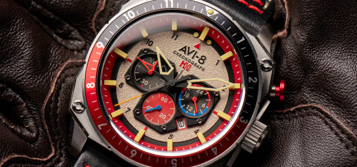 週末値引中！【美品】AVI-8 腕時計 HAWKER HUNTER クロノグラフ Amazon.com: AVI-8 Mens 45mm Hawker Hunter Retrograde