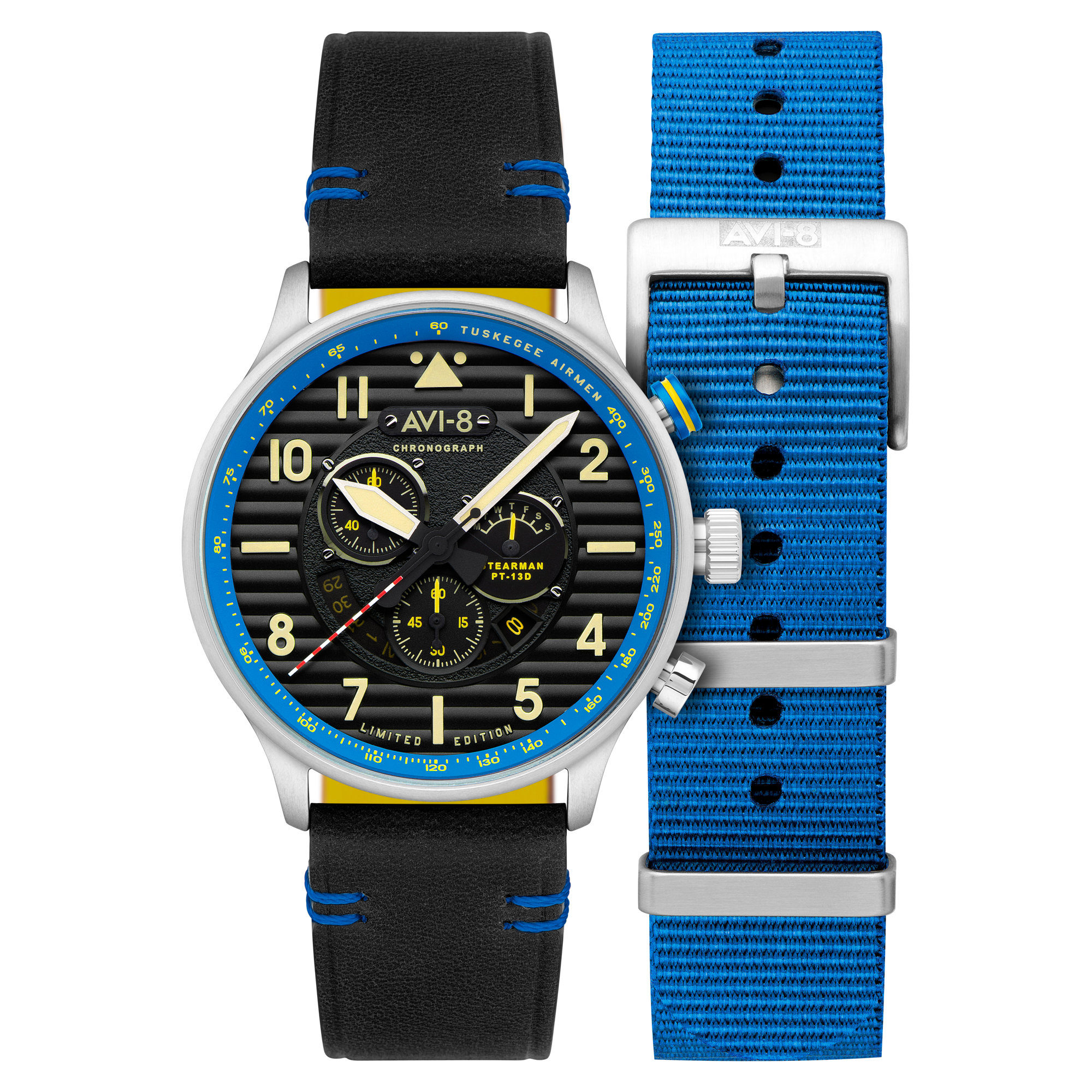 Parrish | Flyboy Spirit Of Tuskegee Chronograph Limited Edition Parrish | Flyboy Spirit Of Tuskegee Chronograph Limited Edition