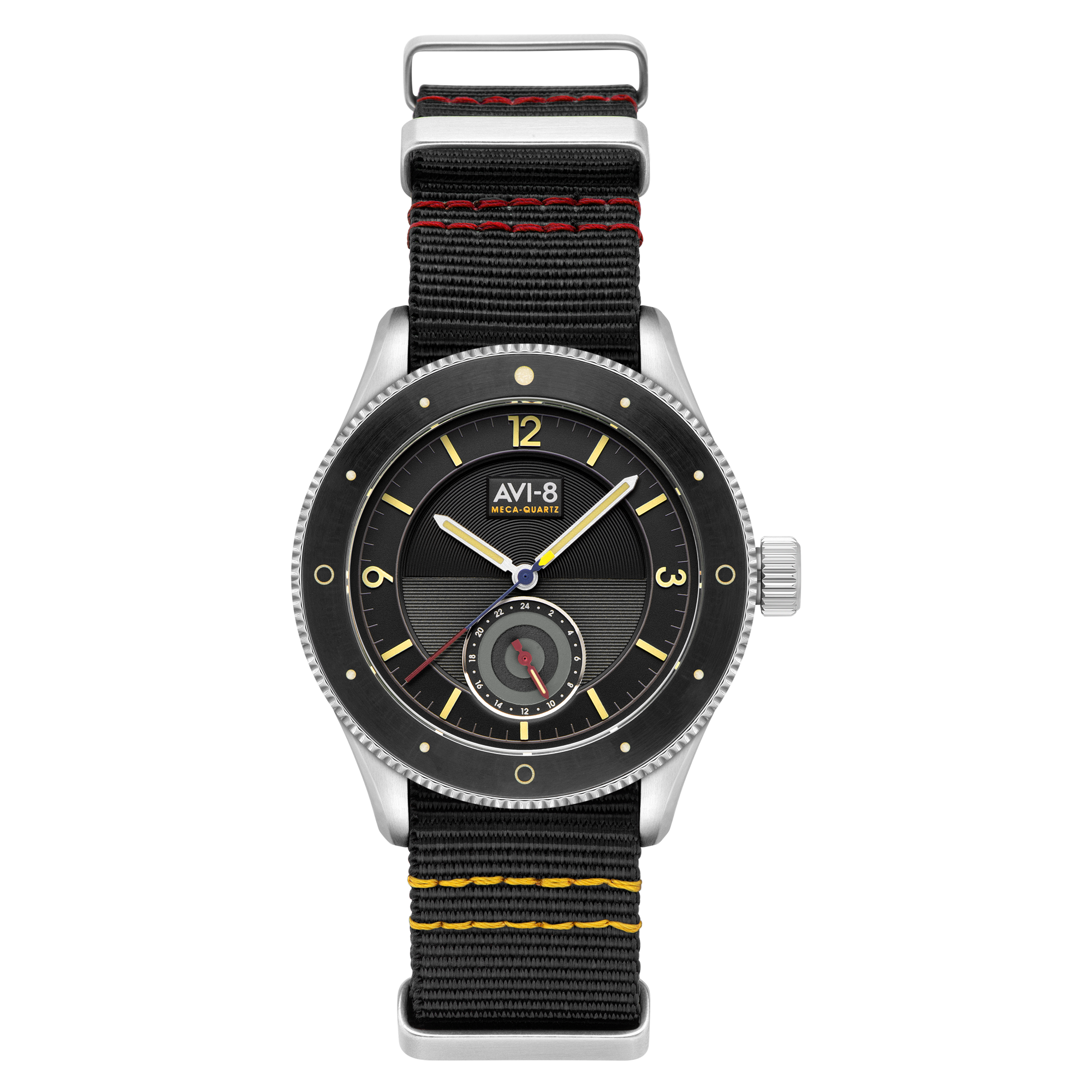 Raven Black | Flyboy Airmaster Sector Meca-quartz – AVI-8 Timepieces