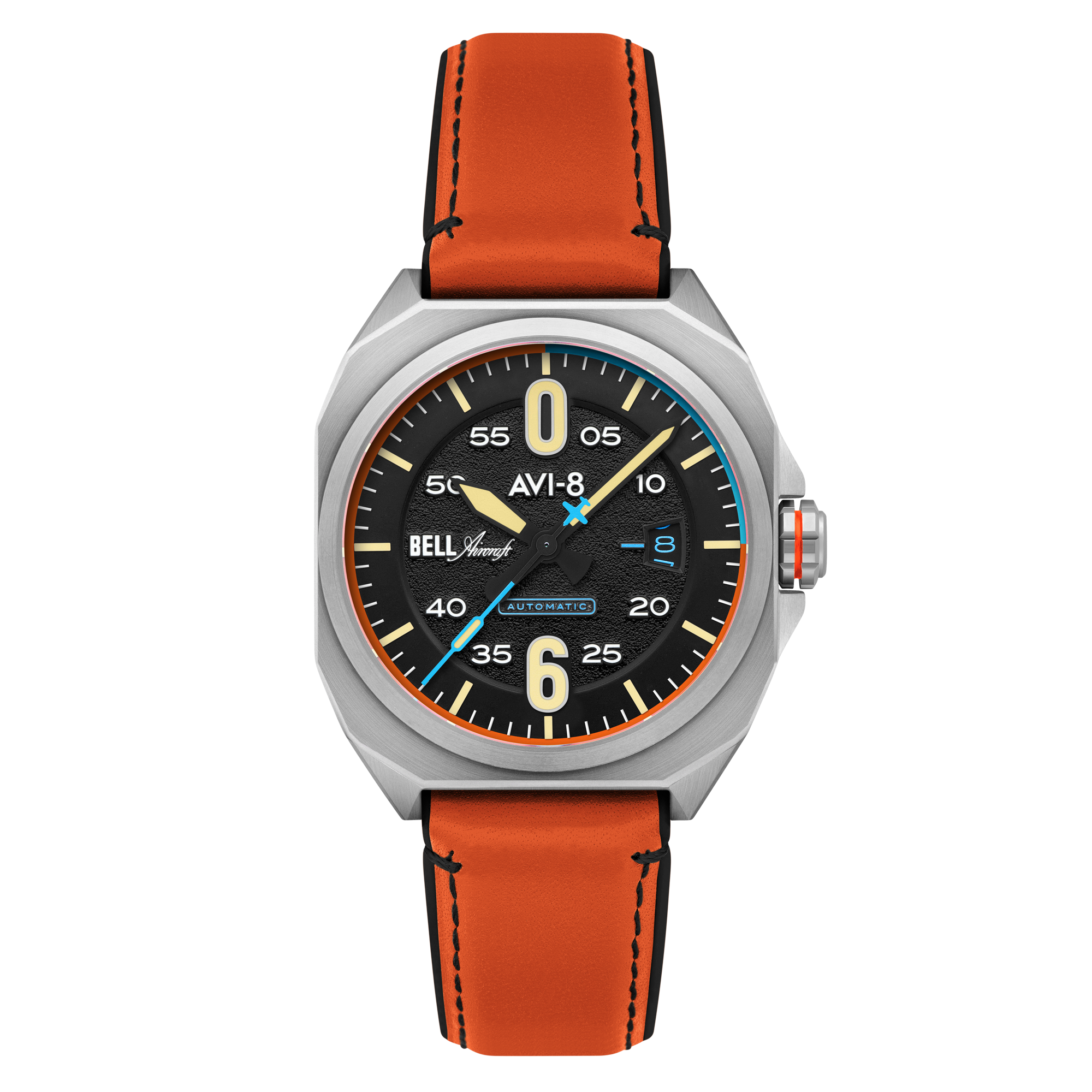 Graphite Black | Bell X-1 Machbuster Automatic – AVI-8 Timepieces Graphite Black | Bell X-1 Machbuster Automatic – AVI-8 Timepieces