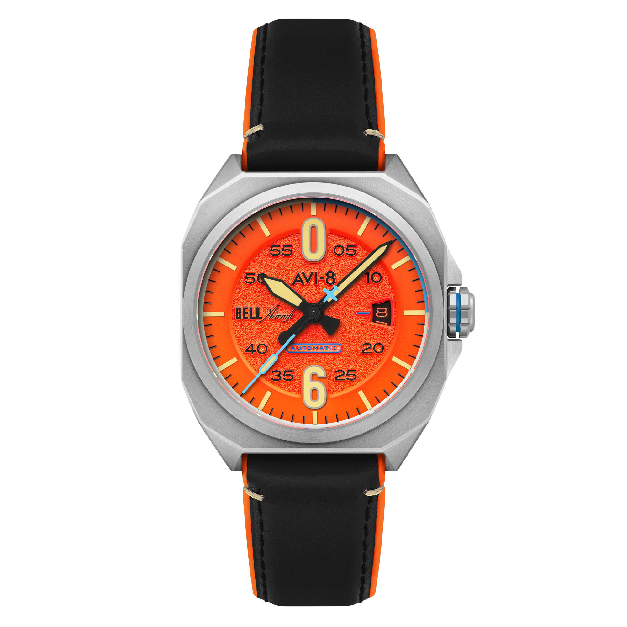 Retro Orange | Bell X-1 Machbuster Automatic – AVI-8 Timepieces