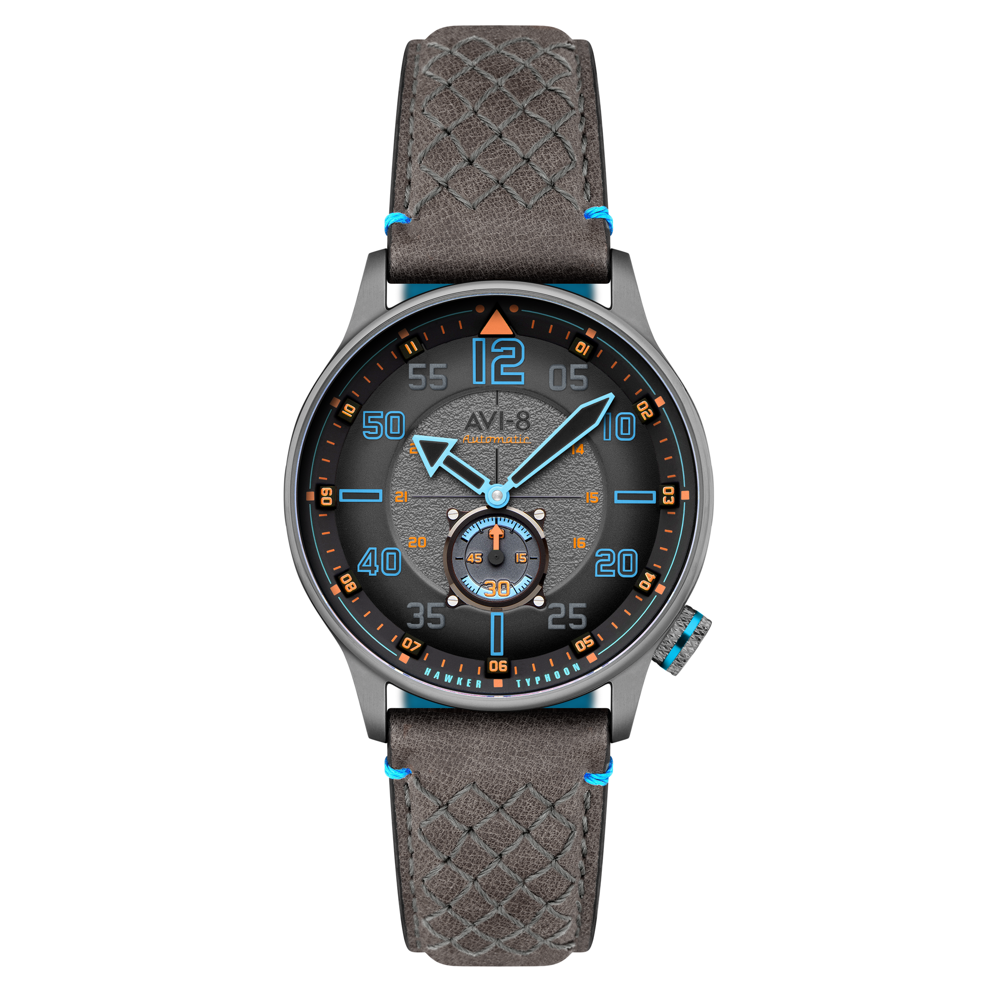 Iron Blue | Hawker Typhoon Baldwin Automatic – AVI-8 Timepieces