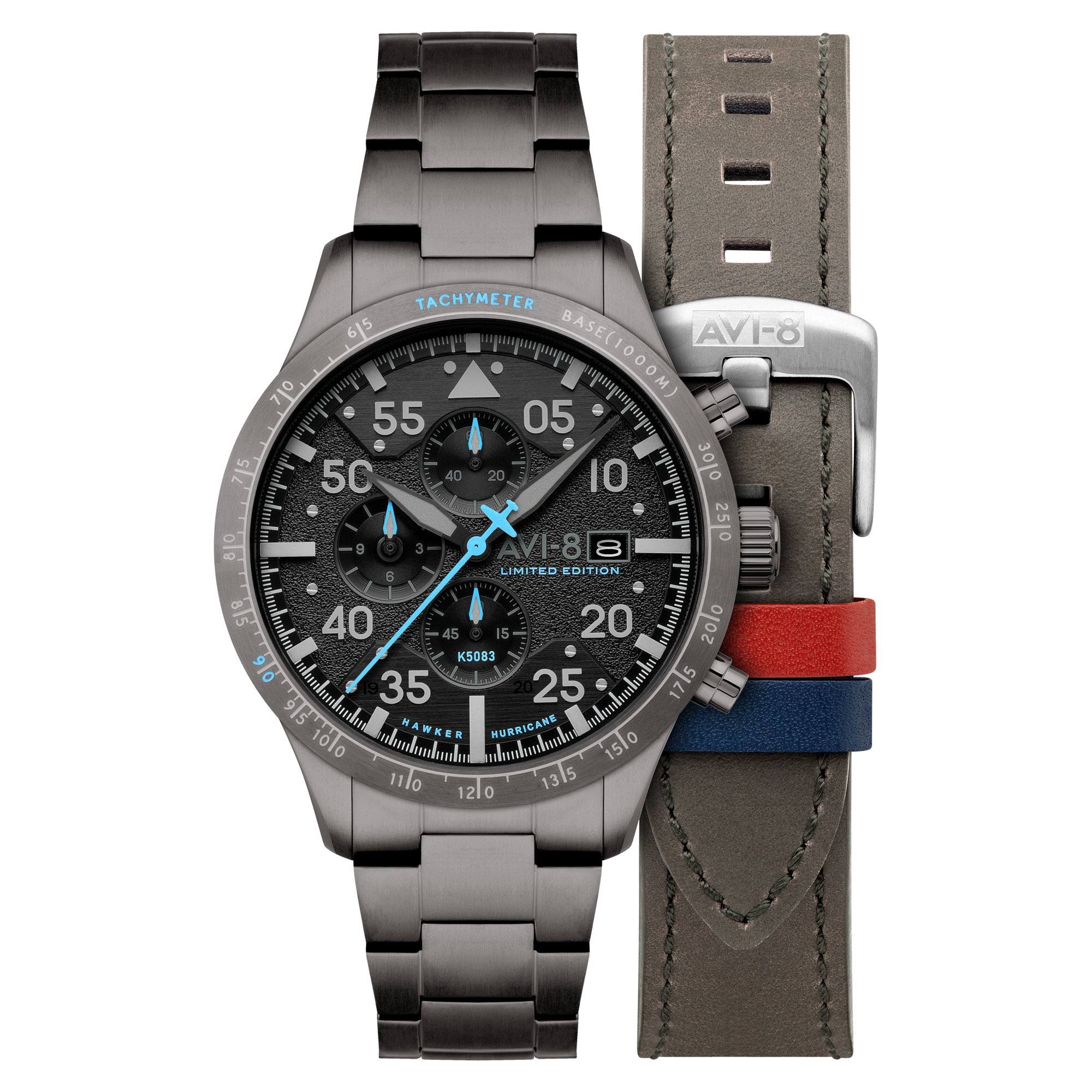 Hangar Grey | Hawker Hurricane 90th Anniversary Chronograph