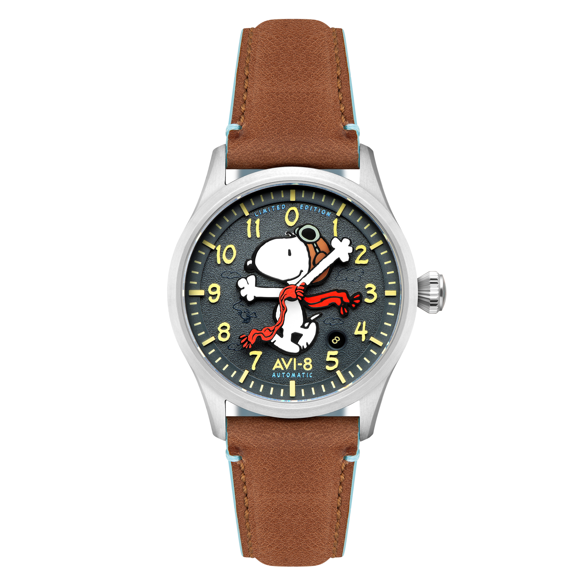 Pilot Grey | Flyboy Engineer Automatic Peanuts Snoopy Flying Ace