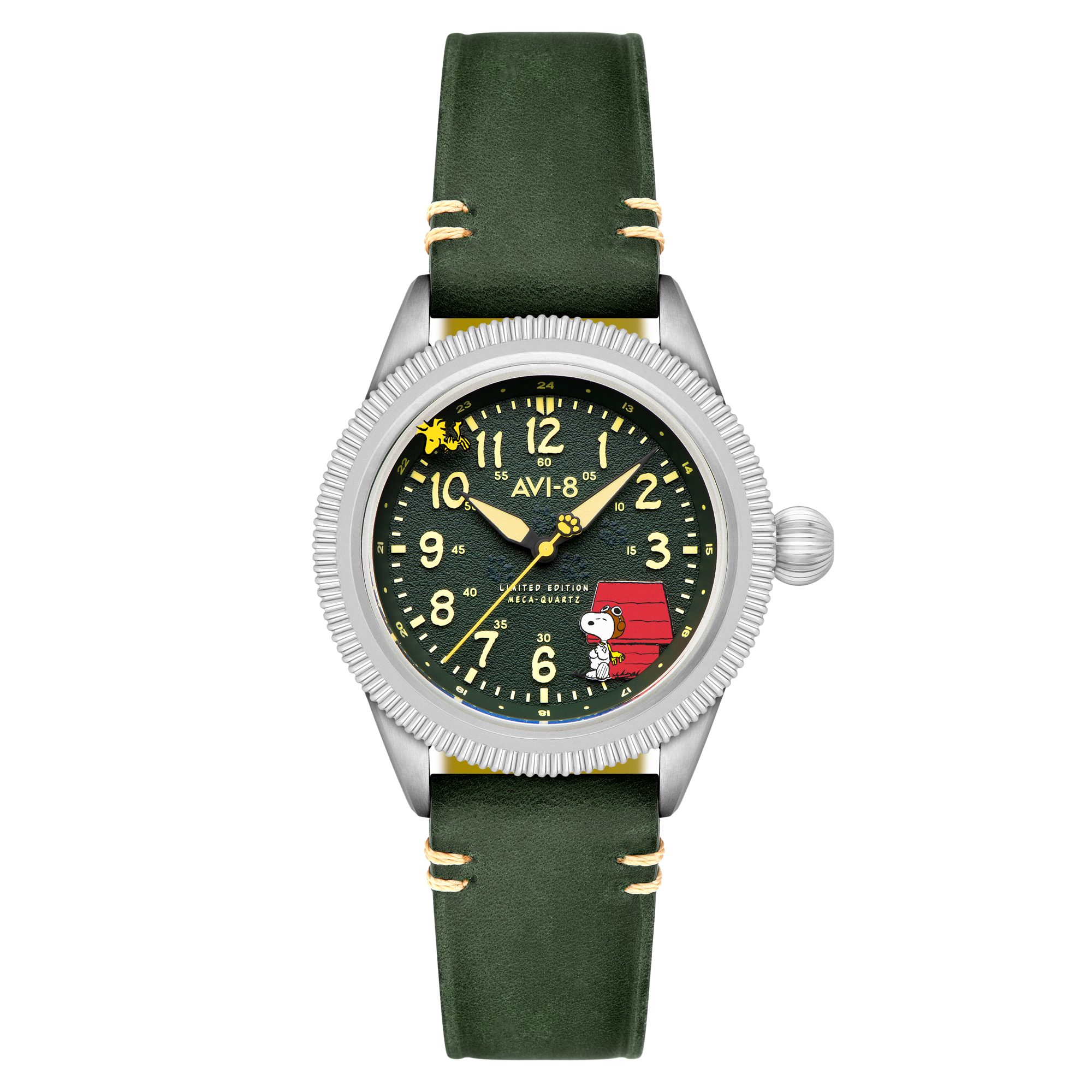 Doghouse Green | Flyboy Airmaster 40 Meca-Quartz Peanuts Snoopy