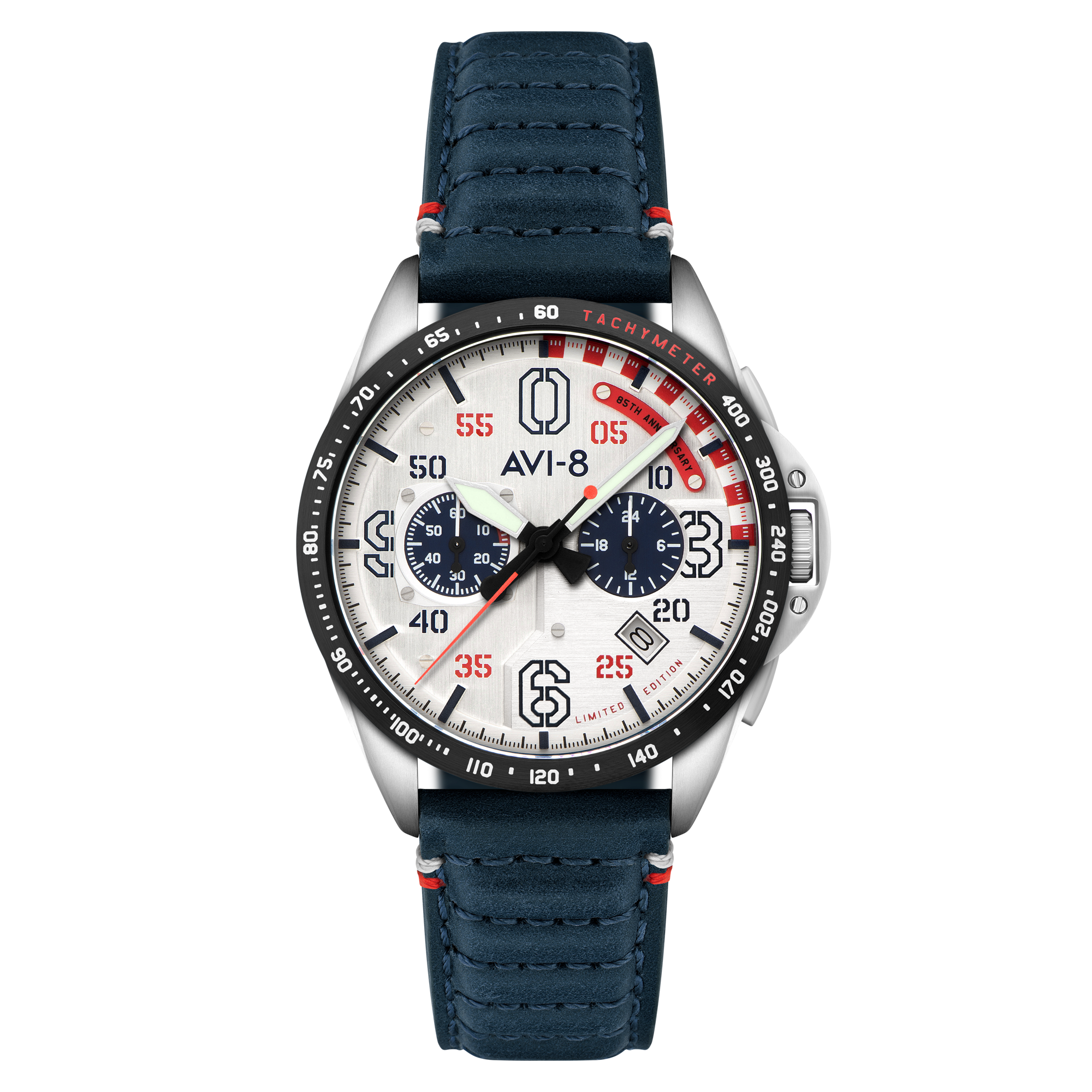 Slipstream Silver | P-51 Mustang Kindelberger Chronograph 85th