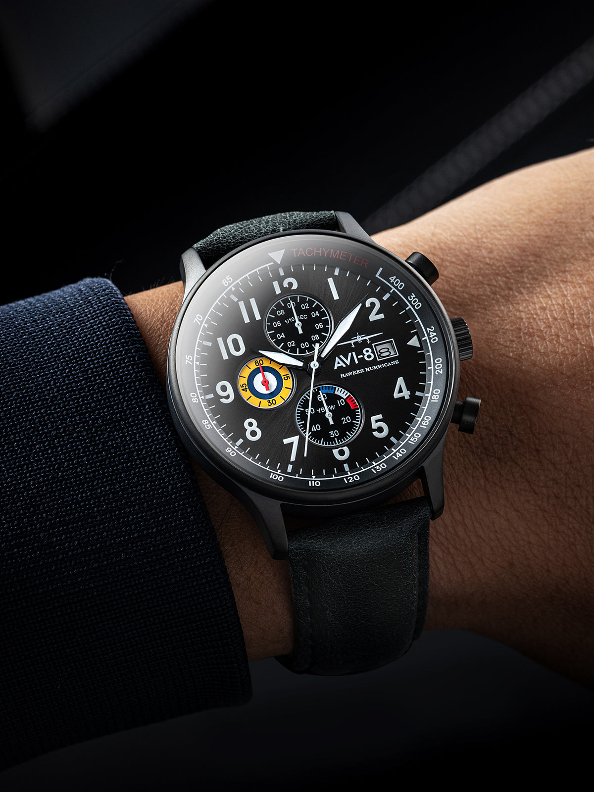 MILITARY GREEN CLASSIC CHRONOGRAPH 2
