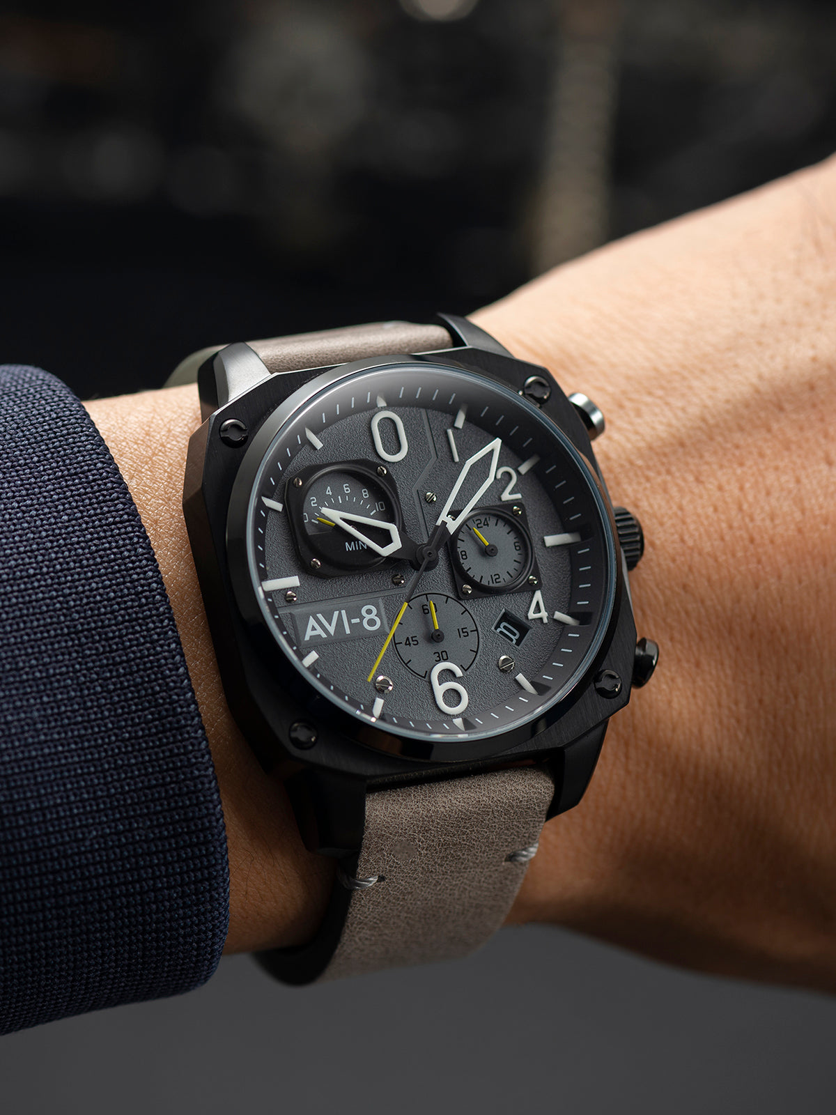 SEA GRAY RETROGRADE CHRONOGRAPH 2
