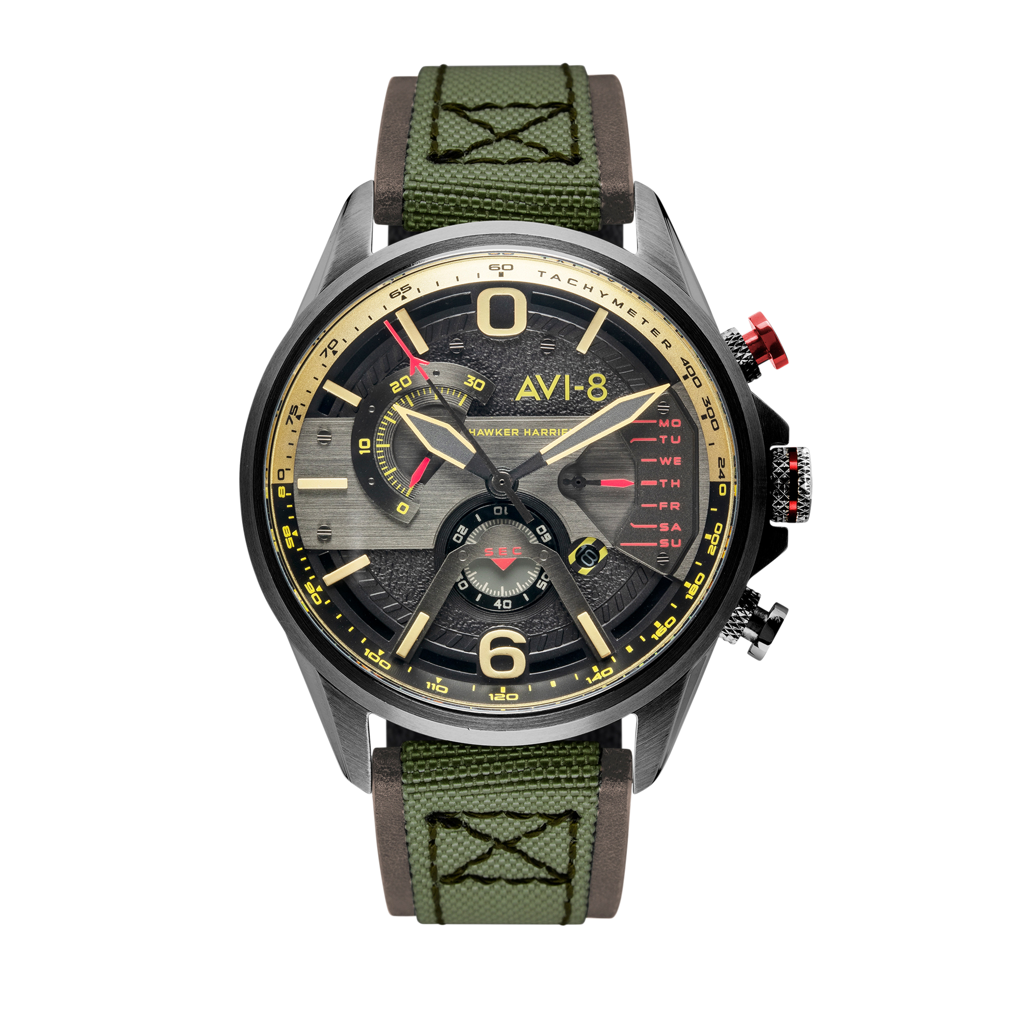Gunmetal Green | Hawker Harrier Dual Retrograde Chronograph