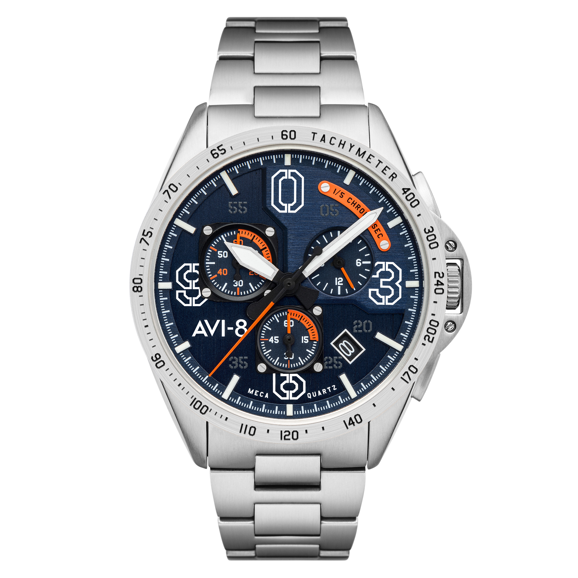 Silver Oak | P51 Mustang Blakeslee Meca-Quartz Chronograph – AVI-8