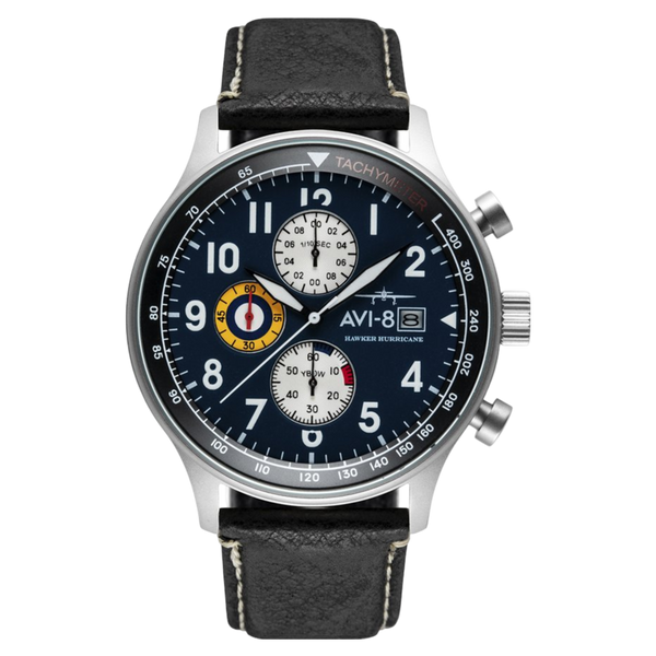 Midnight Black | Hawker Hurricane Classic Chronograph – AVI-8
