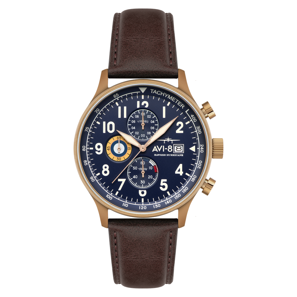 Admiral Blue | Hawker Hurricane Classic Chronograph – AVI-8 Timepieces Admiral Blue | Hawker Hurricane Classic Chronograph – AVI-8 Timepieces