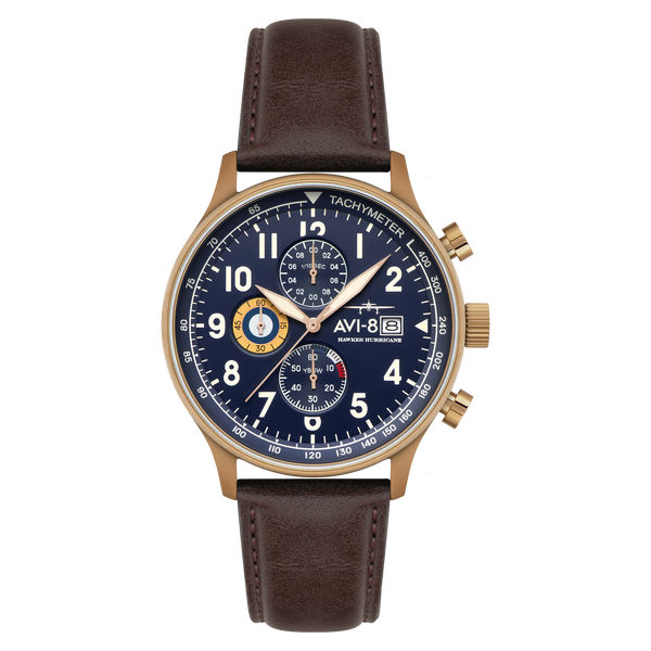 Admiral Blue | Hawker Hurricane Classic Chronograph – AVI-8 Timepieces