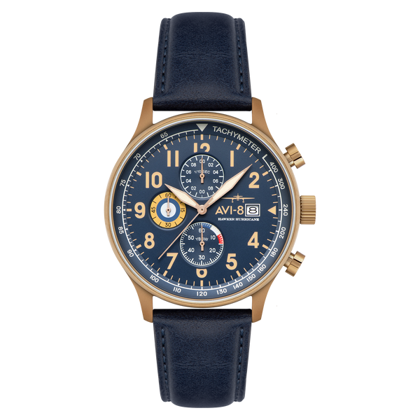 Regent Blue | hawker-hurricane-classic-chronograph-regent-blue-av
