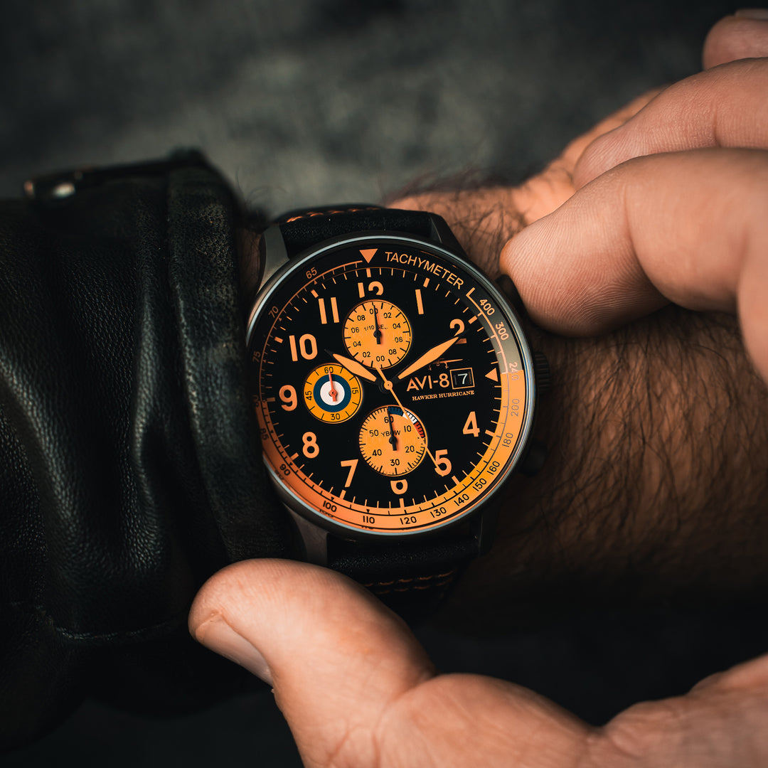 Noire | hawker-hurricane-classic-chronograph-noire-av-4011-0r
