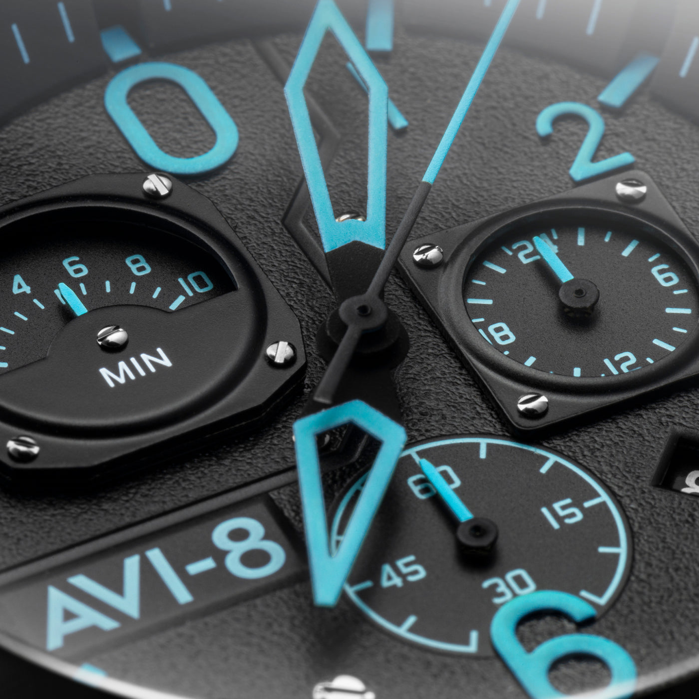 Blue Diamond | Hawker Hunter Retrograde Chronograph – AVI-8 Timepieces