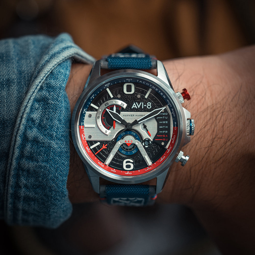 Smoke Grey | Hawker Harrier Dual Retrograde Chronograph