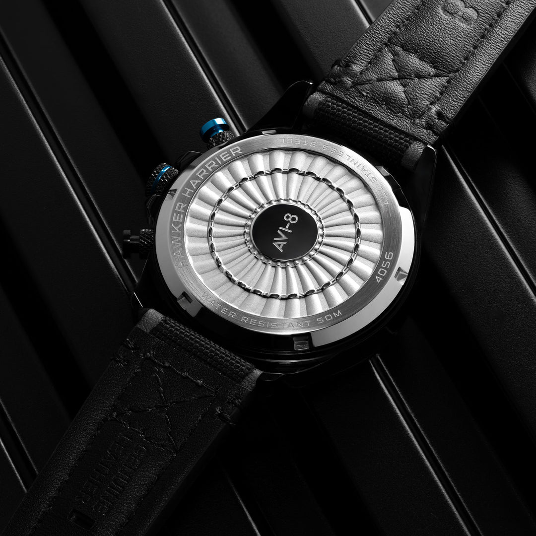 AV-4056 Hawker Harrier Dual Retrograde Chronograph – AVI-8 Timepieces