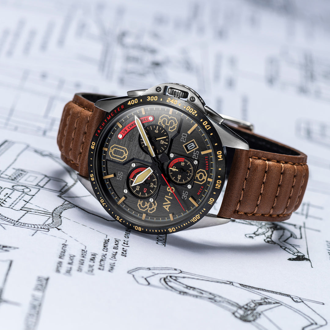 Bronze Oak | P51 Mustang Blakeslee Meca-Quartz Chronograph