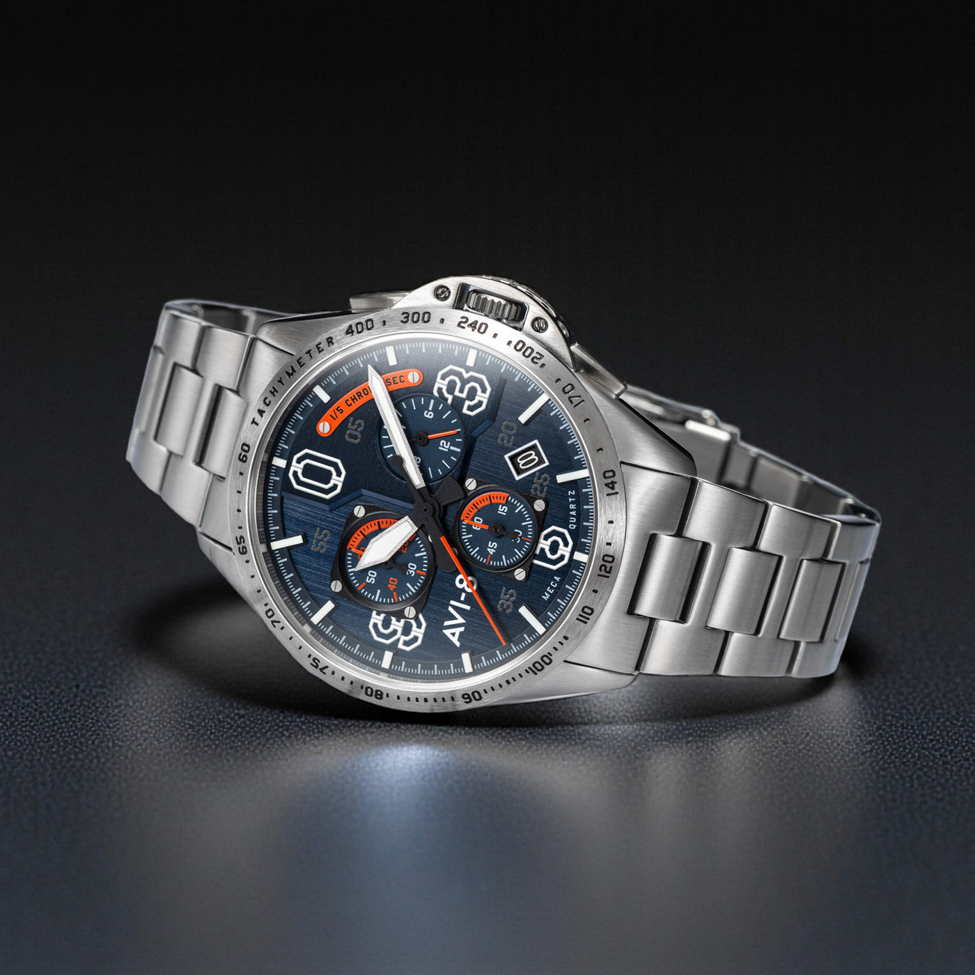 Silver Oak | P51 Mustang Blakeslee Meca-Quartz Chronograph – AVI-8