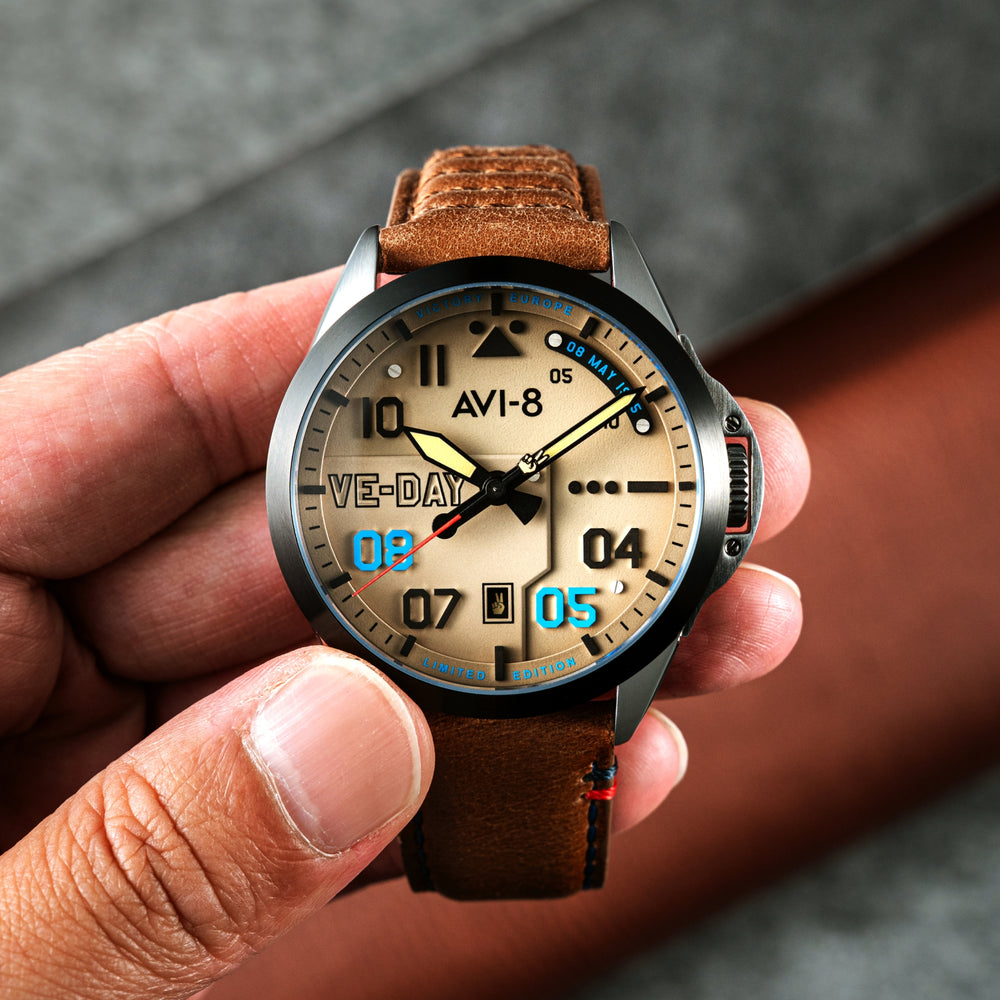 Victory Cream | P-51 Mustang Patriot Automatic VE-Day 80th Limited