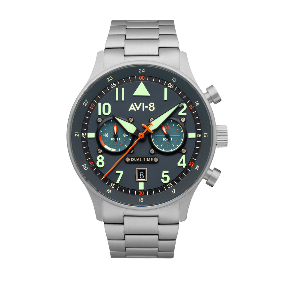 Gutersloh Hawker Hurricane Carey Dual Time AVI 8 Timepieces