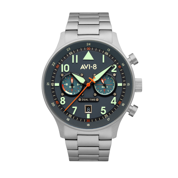 Gutersloh | Hawker Hurricane Carey Dual Time – AVI-8 Timepieces