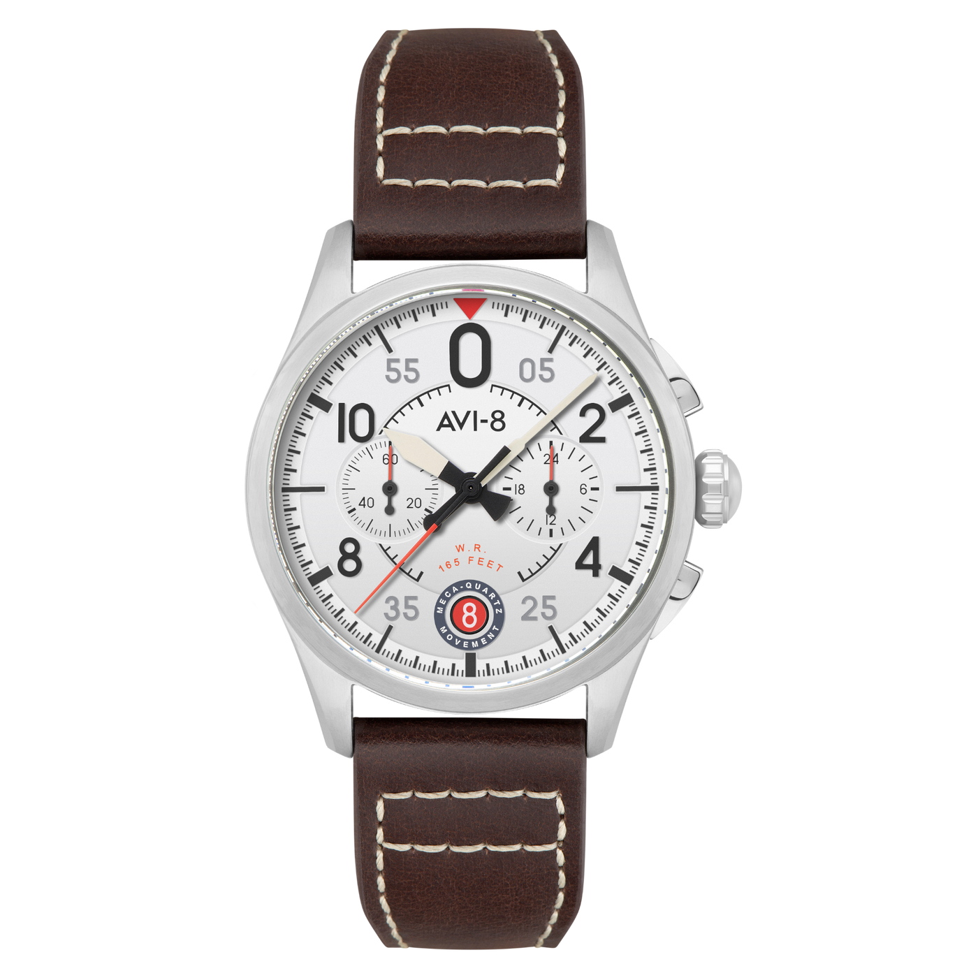 Aircraft White | Spitfire Lock Chronograph – AVI-8 Timepieces Aircraft White | Spitfire Lock Chronograph – AVI-8 Timepieces