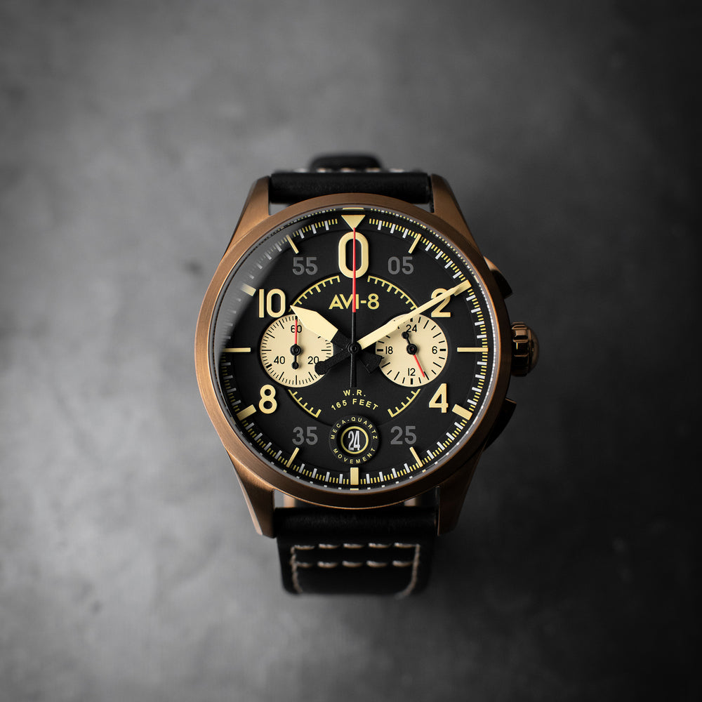 VIVIFY Body Pierce 8~9G シルバー オニキス Void Black | Spitfire Lock Chronograph – AVI-8 Timepieces