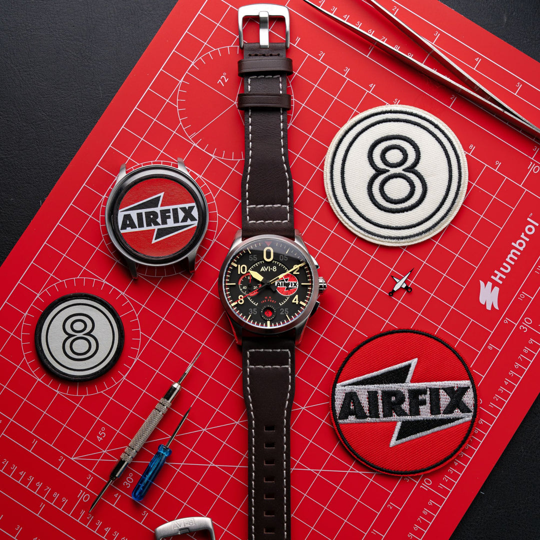 Raven Black | Spitfire Lock Chronograph Airfix Edition – AVI-8