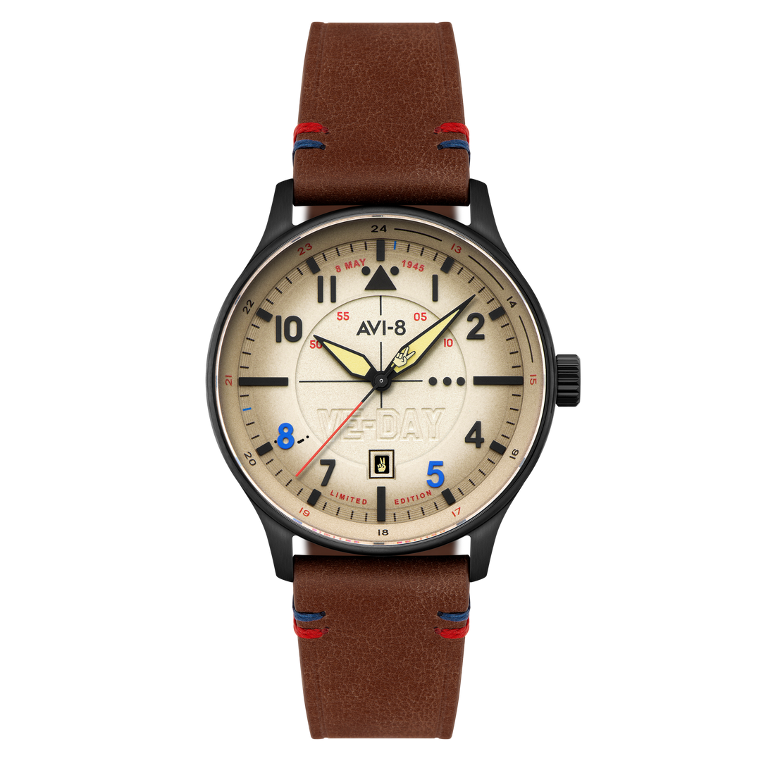 匠盟 VeteranWilliam Limited 1/12 未開封 VE-Day 80th Limited Edition – AVI-8 Timepieces
