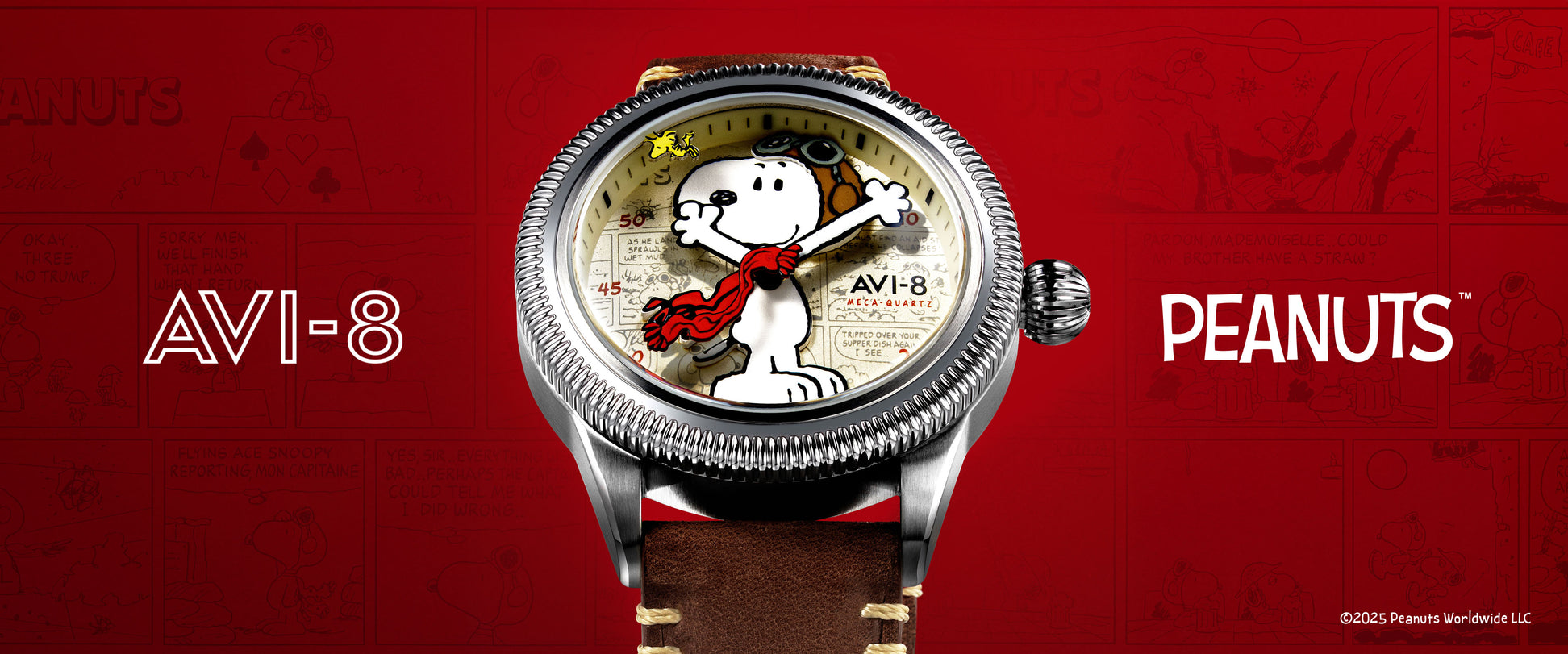 The AVI-8 X PEANUTS Snoopy Flying Ace (Meca-Quartz & Automatic