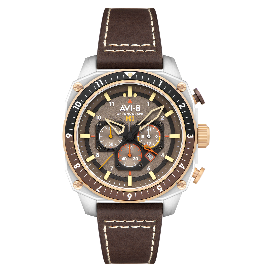 ATLAS DUAL TIME CHRONOGRAPH – AVI-8 Timepieces