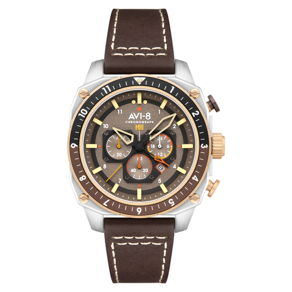 Slate Grey | Hawker Hunter Atlas Dual Time Chronograph – AVI-8