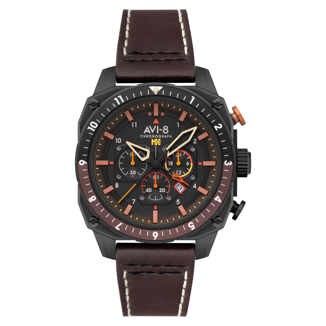 ATLAS DUAL TIME CHRONOGRAPH – AVI-8 Timepieces