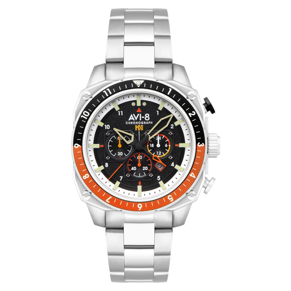 Raven Black | Hawker Hunter Atlas Dual Time Chronograph – AVI-8