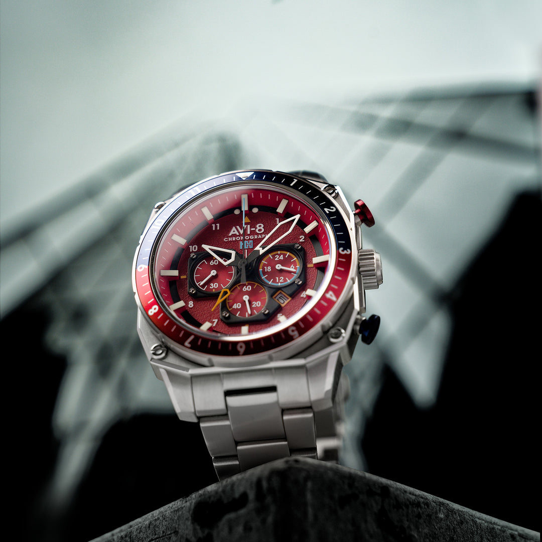 ATLAS DUAL TIME CHRONOGRAPH – AVI-8 Timepieces