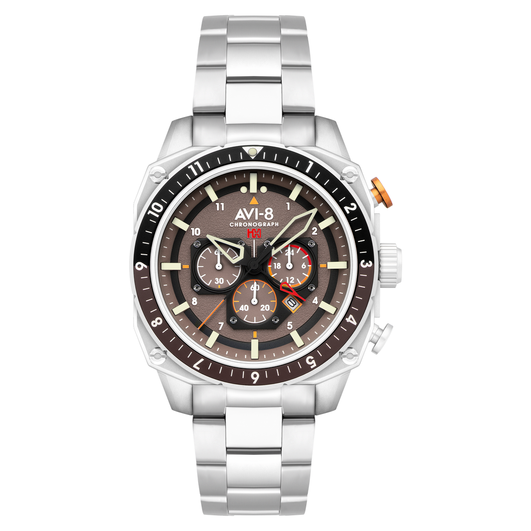 ATLAS DUAL TIME CHRONOGRAPH – AVI-8 Timepieces