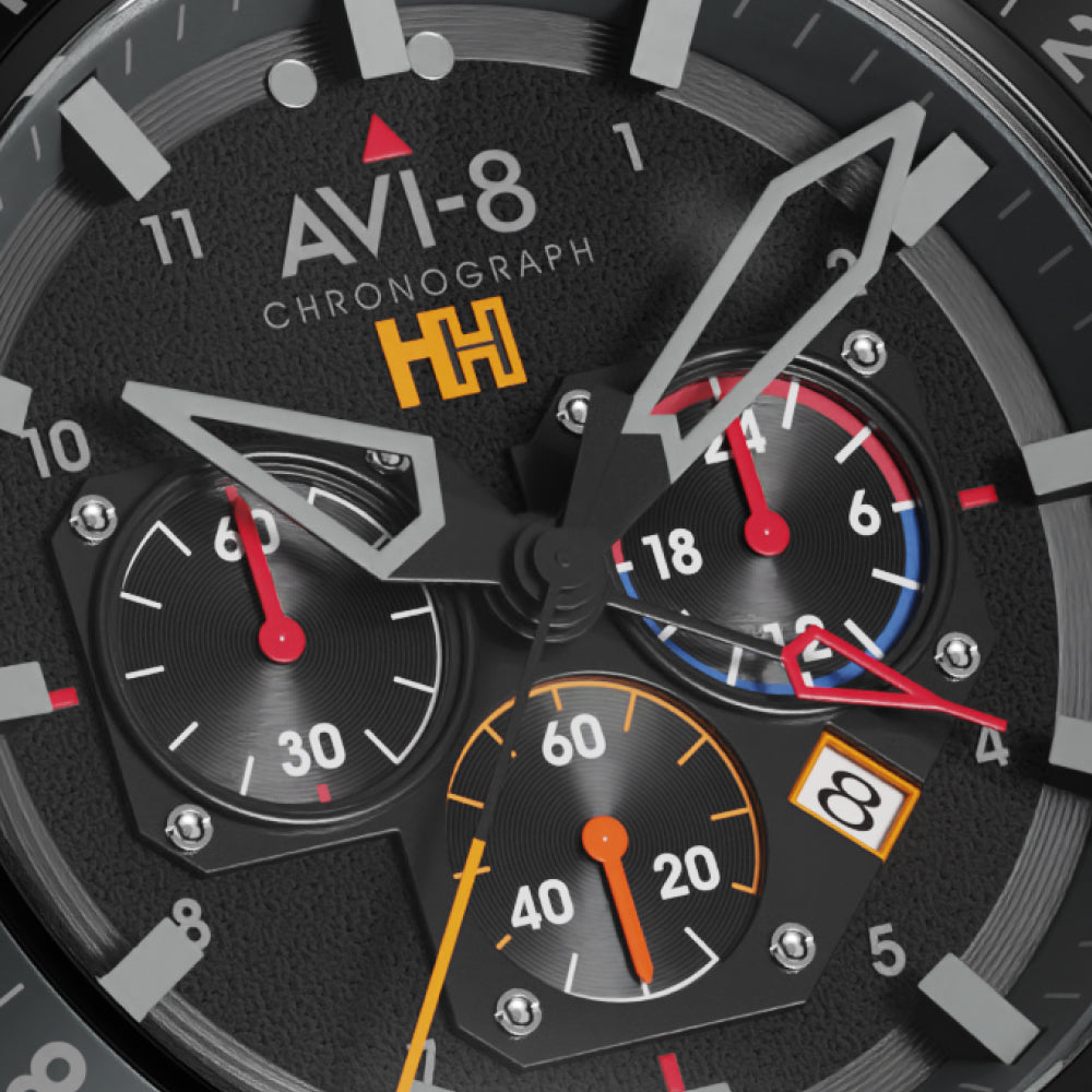 Atlas Dual Time Chronograph – AVI-8 Timepieces