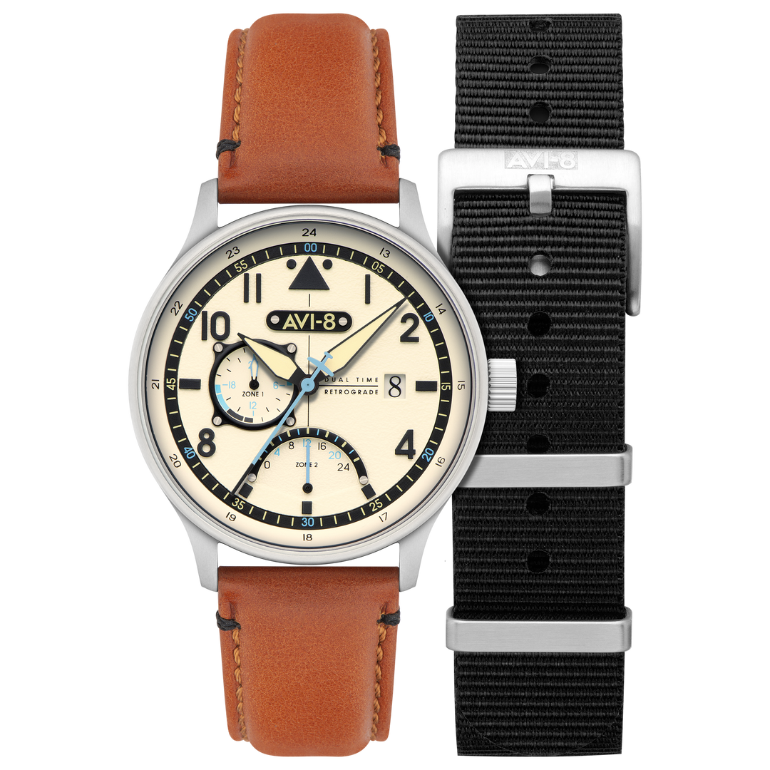 MCKELLAR DUAL TIME – AVI-8 Timepieces MCKELLAR DUAL TIME – AVI-8 Timepieces