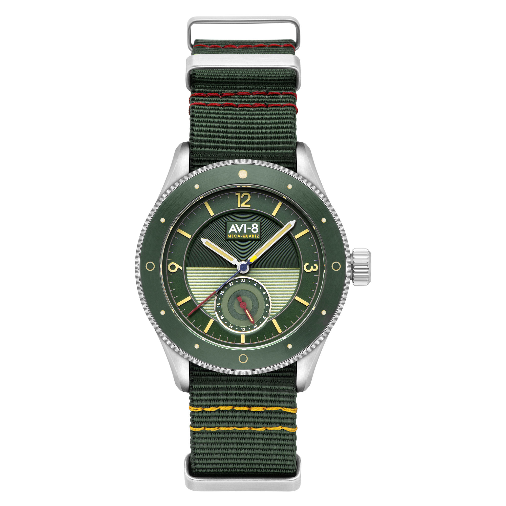 Vert Green | Flyboy Airmaster Sector Meca-quartz – AVI-8 Timepieces Vert Green | Flyboy Airmaster Sector Meca-quartz – AVI-8 Timepieces