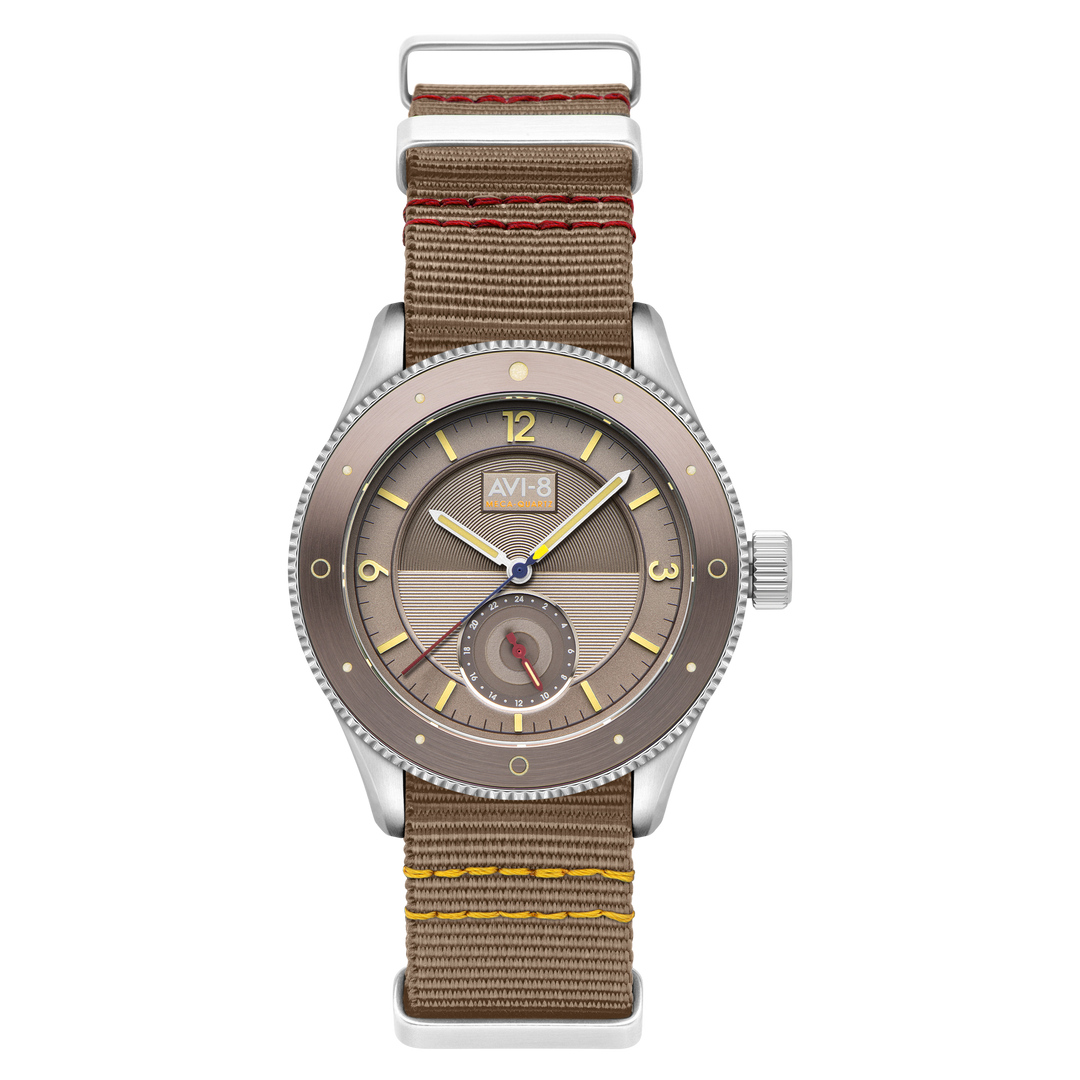 Silver Feather Grey | Flyboy Airmaster Sector Meca-quartz – AVI-8 Silver Feather Grey | Flyboy Airmaster Sector Meca-quartz – AVI-8