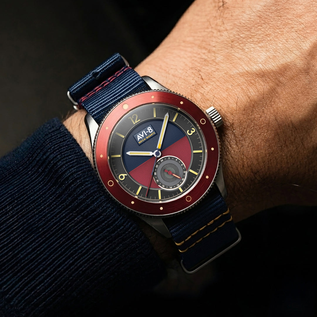 Flyboy Airmaster Sector Meca-Quartz AV-4112 – AVI-8 Timepieces