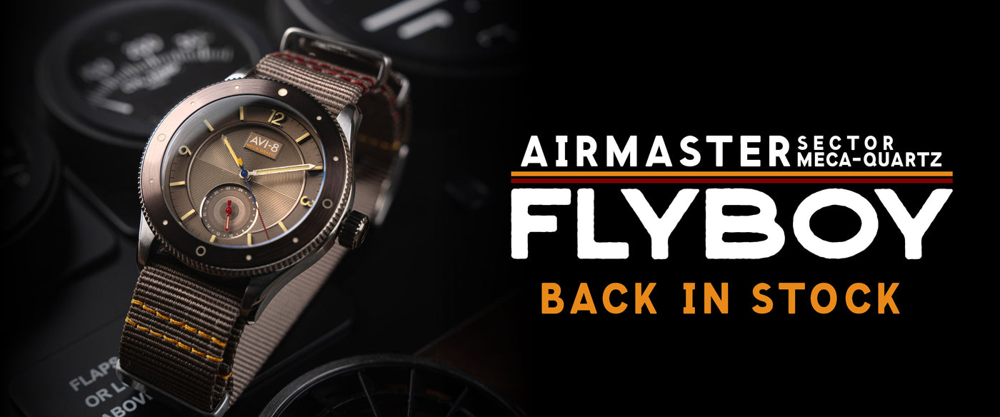 Flyboy Airmaster Sector Meca-Quartz AV-4112 – AVI-8 Timepieces
