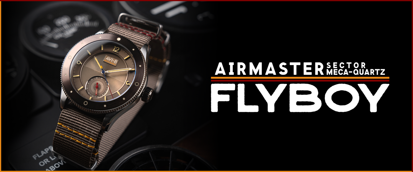 Flyboy Airmaster Sector Meca-Quartz AV-4112 – AVI-8 Timepieces Flyboy Airmaster Sector Meca-Quartz AV-4112 – AVI-8 Timepieces