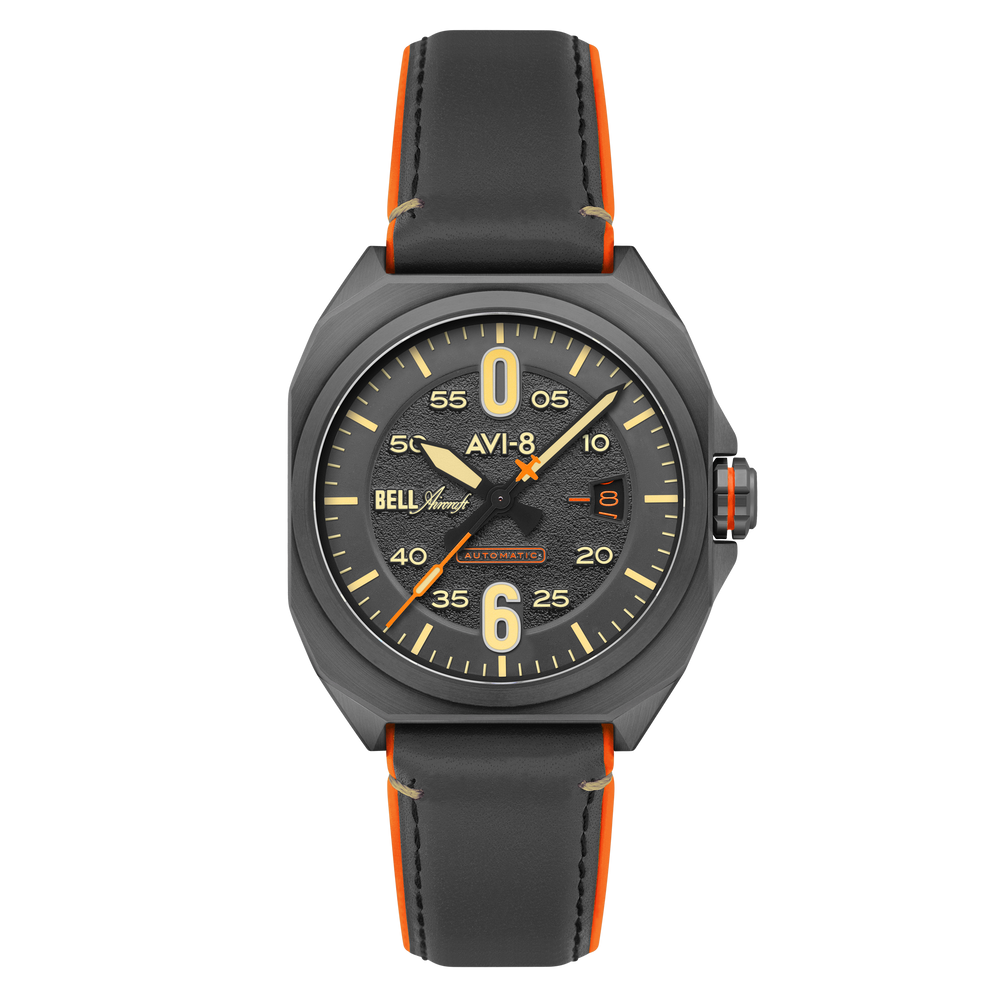 Iron Grey | Bell X-1 Machbuster Automatic – AVI-8 Timepieces Iron Grey | Bell X-1 Machbuster Automatic – AVI-8 Timepieces