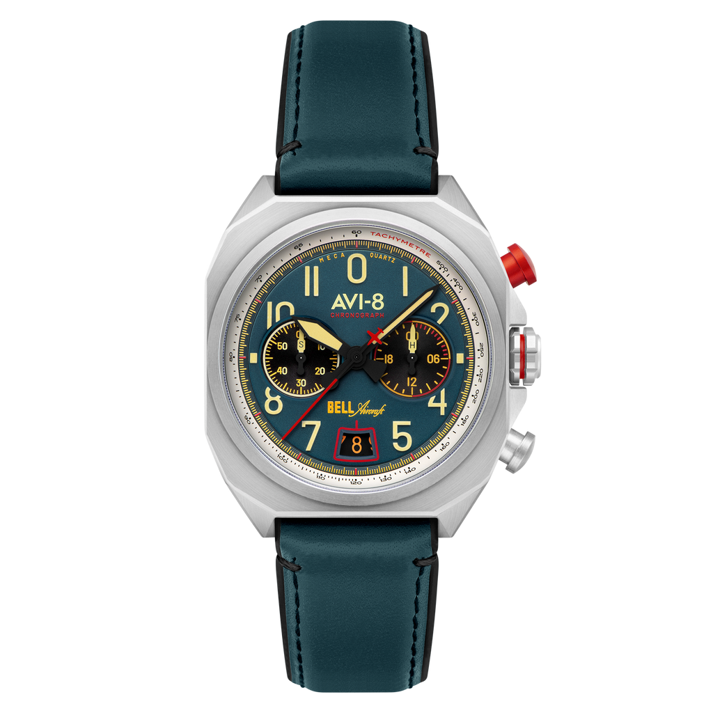 Aviation Blue | Bell X-1 Machbuster Chronograph – AVI-8 Timepieces Aviation Blue | Bell X-1 Machbuster Chronograph – AVI-8 Timepieces