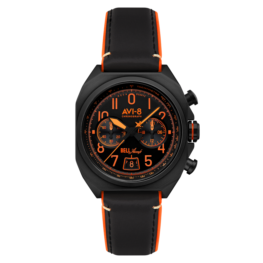 Super Sonic Black | Bell X-1 Machbuster Chronograph – AVI-8 Timepieces Super Sonic Black | Bell X-1 Machbuster Chronograph – AVI-8 Timepieces